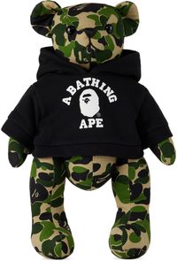 BAPE Khaki & Black ABC Camo Bear Plush Toy