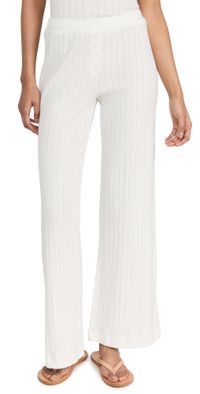 Leset Pointelle Pants White XL
