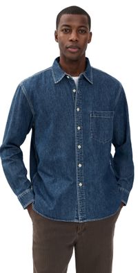 Alex Mill Easy Shirt In Denim Medium Wash XL