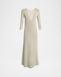 Salina Fluid Tailoring Wool Dress