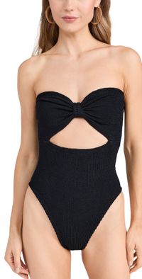 Hunza G Alana One Piece Black One Size