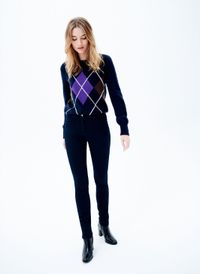 Caroll - Jean slim en coton mélangé - Taille 46 - Bleu