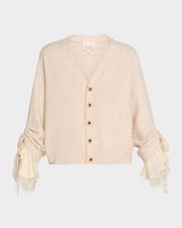 Atlas Layered-Cuff Cardigan