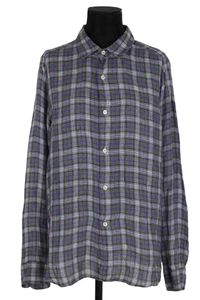 Agnes B. - Seconde Main - Chemise en lin - Taille 2XL - Bleu