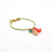 L'atelier Des Dames - Bracelet cordon grigris - carla - Taille Unique - Doré
