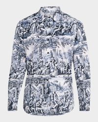 Men's Socialite Button-Front Shirt