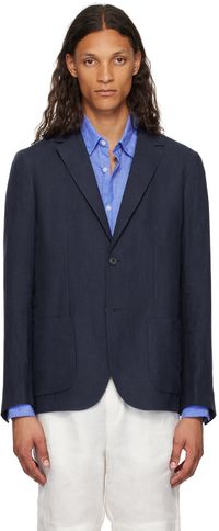 Sunspel Navy Lightweight Blazer