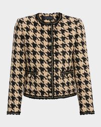 The Juno Lurex Houndstooth Tweed Jacket