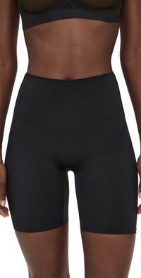 SPANX Low Back Mid-Thigh Shapewear Champagne Beige L