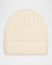 Cashmere-Silk Boucle Beanie