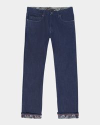 Men's Gottsman Denim Straight Fit Five-Pocket Pants