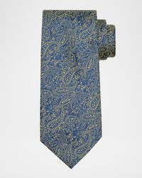 Men's Multi-Paisley Silk Tie