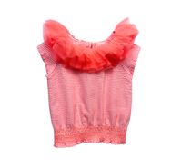 Billieblush - Seconde Main - Blouse enfant orange - 3 ans - Taille 3A - Orange