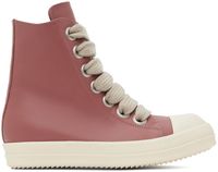 Rick Owens Pink Porterville Jumbolaced Sneakers