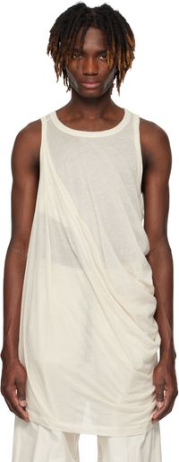 Rick Owens Débardeur Anthem blanc cassé - Hollywood