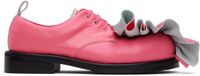 Comme des Garçons Homme Plus Pink KIDS LOVE GAITE Edition Frilled Derbys