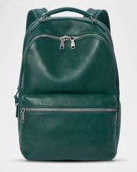 Men's Runwell Grained Leather Backpack