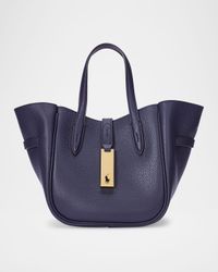 Small Grain Leather Tote Bag