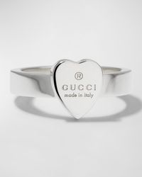 Engraved Heart Trademark Ring