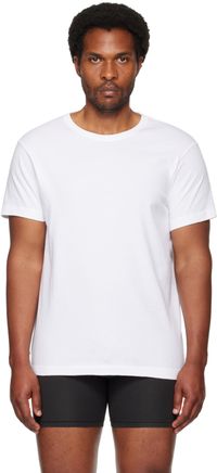 SKIMS White SKIMS Cotton Classic T-Shirt