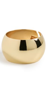 SHASHI Dome Bangle Bracelet Gold One Size