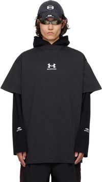 Balenciaga Black Under Armour Edition Oversized T-shirt