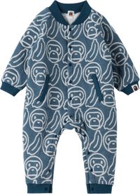 BAPE Baby Navy Banana Milo Knit Romper