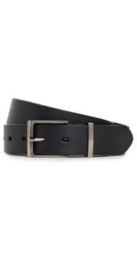 Les Deux Walker Leather Belt Black/Black 105