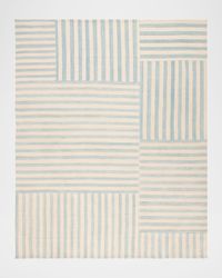 Celeste Stripe Patch Hand-Woven Rug, 6' x 9'