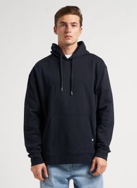 Farah - Sweat à capuche en coton biologique - Taille XL - Bleu