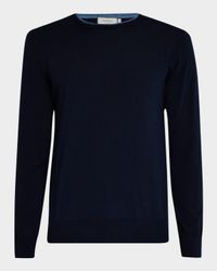 Men's Wool Tipped Crewneck Sweater
