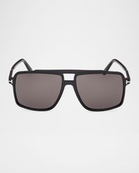 Men's Kemp Acetate Rectangle Sunglasses