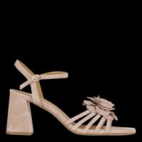 Bobbies - Sandales hautes en cuir - Taille 41 - Rose