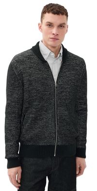 rag & bone Simon Knit Bomber Jacket NVYMT M