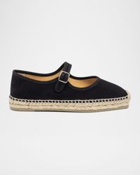 Padua Canvas Mary Jane Espadrilles