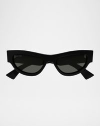 Logo Acetate Cat-Eye Sunglasses