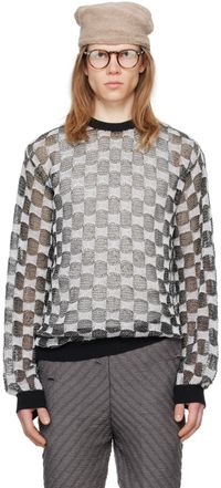 Isa Boulder SSENSE Exclusive Black & White Sweater