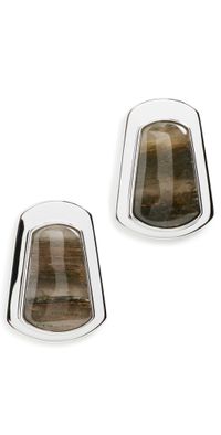 SHASHI Clementine Earrings Silver One Size