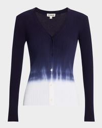 Cargo Tie-Dye Ribbed Cardigan