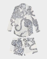 Leopard Print Classic Short Pajama Set