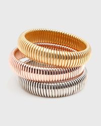 Cobra Elastic Bracelets, Set of 3, Multi