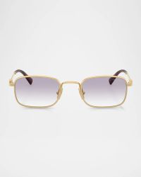 MUA53S Rectangular Metal Sunglasses