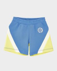 Boy's Medusa Stamp Fleece Shorts, Size 2-5