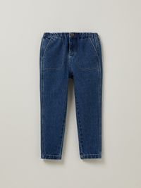 Cyrillus - Pantalon charpentier en denim - Taille 16A - Bleu
