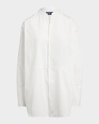 Cotton-Silk Tuxedo Shirt