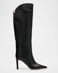 Alizze 85 Leather Knee-High Boots