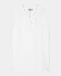 Christy Gauze Sleeveless Blouse