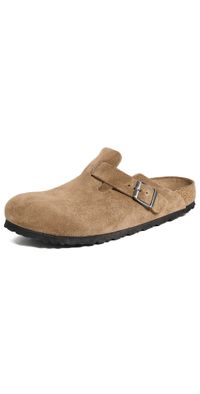 Birkenstock Boston Soft Footbed Clogs Dark Tea 38
