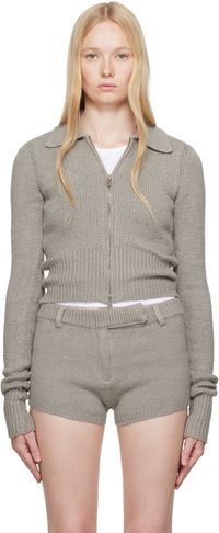 Aya Muse Gray Ivy Sweater