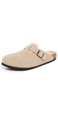 Birkenstock Boston Soft Footbed Clogs Taupe 46